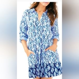 Lilly Pulitzer Blue and White Dress